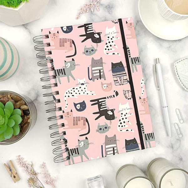 Блокнот на пружине MriyTaDiy Кошечки