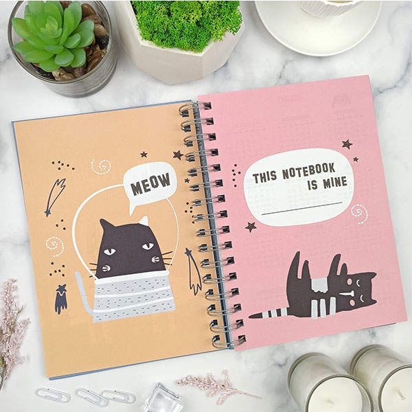 Блокнот на пружине MriyTaDiy Кошечки
