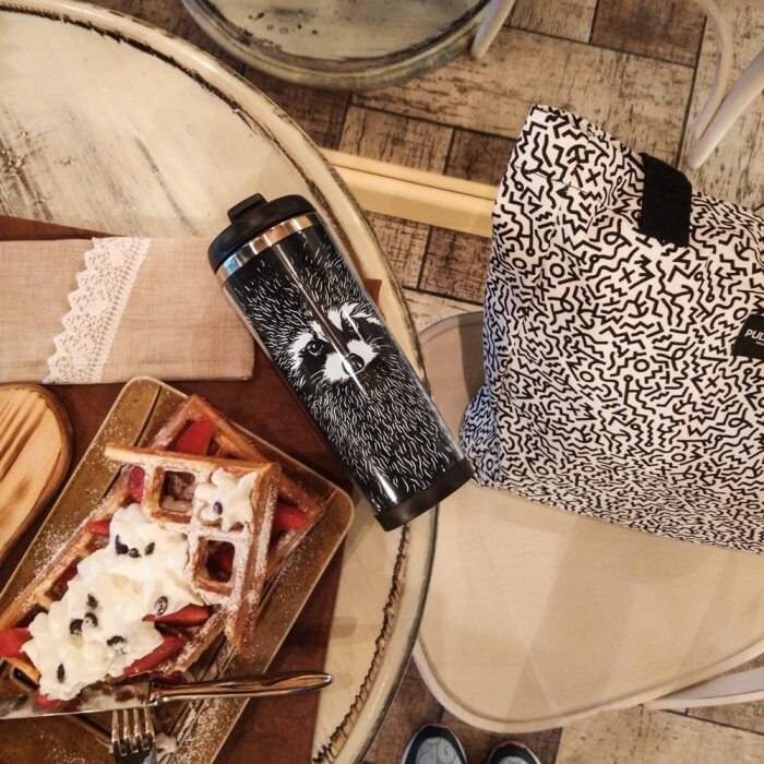 Термокружка Ziz Єнот (380 мл)