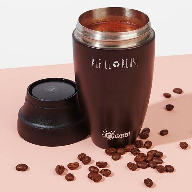 Термостакан Cheeki Coffee Mugs Leak Proof 350 ml Black