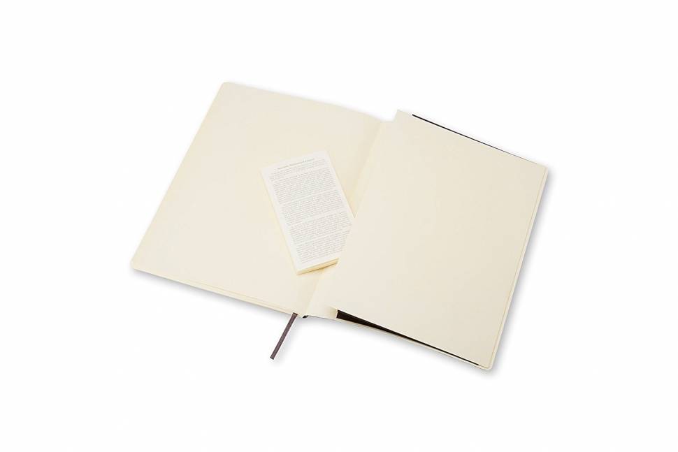 Великий блокнот Moleskine Classic М'яка обкладинка Чорний Чисті аркуші