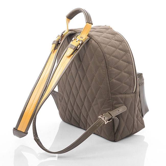 Рюкзак из текстиля и кожи S Yana Belyaeva Хаки