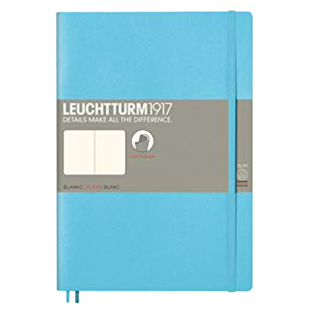 Блокнот Leuchtturm1917 Мягкий Composition Ледяной синий Чистые листы (357658)