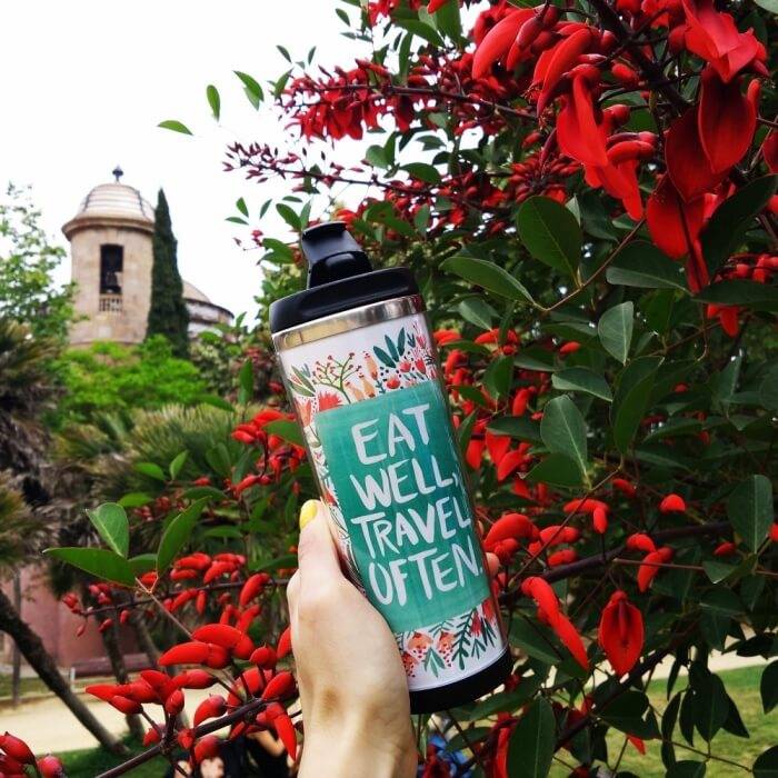 Термокружка Ziz Кушай и Путешествуй (380 мл)