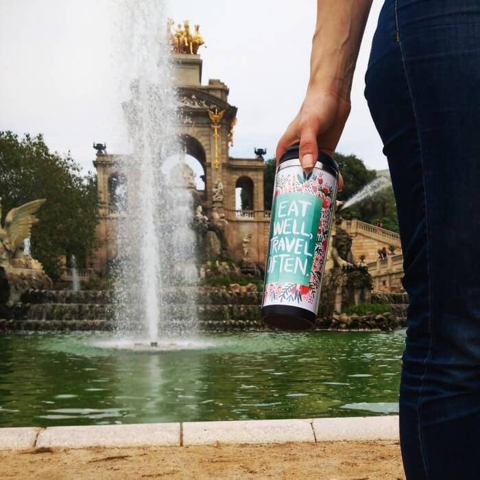 Термокружка Ziz Кушай и Путешествуй (380 мл)