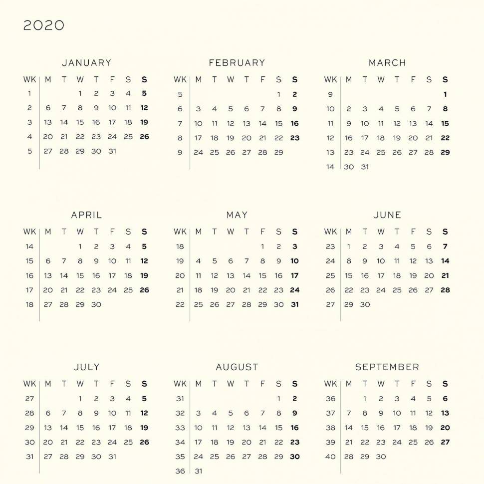 Средний Еженедельник с заметками Leuchtturm1917 Антрацит 2020 (359890)