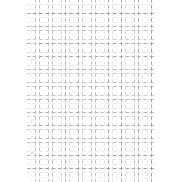 Комплект бланков Filofax Clipbook A5 White Клетка (345006)