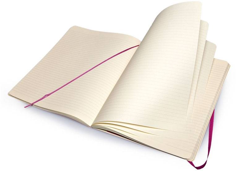Блокнот Moleskine Classic Великий Лінія Рожевий М'який