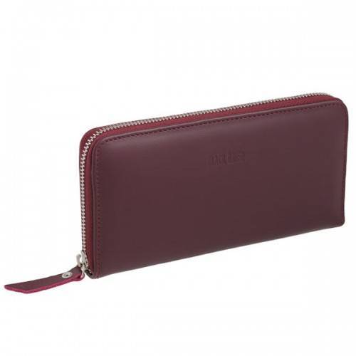 Кошелек Black Brier на молнии WW1 bordeaux