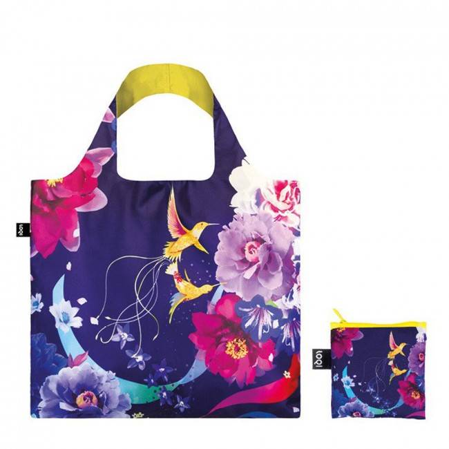 Сумка для покупок складная Loqi Shinpei Naito Hummingbirds