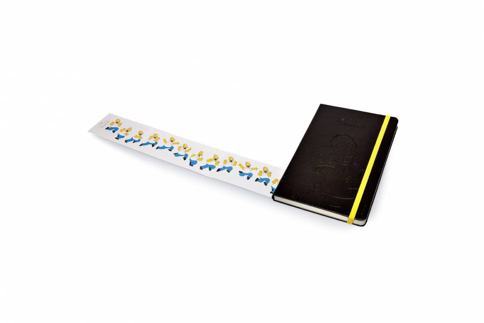 Середній блокнот Moleskine The Simpsons чисті аркуші чорний