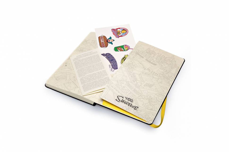Середній блокнот Moleskine The Simpsons чисті аркуші чорний