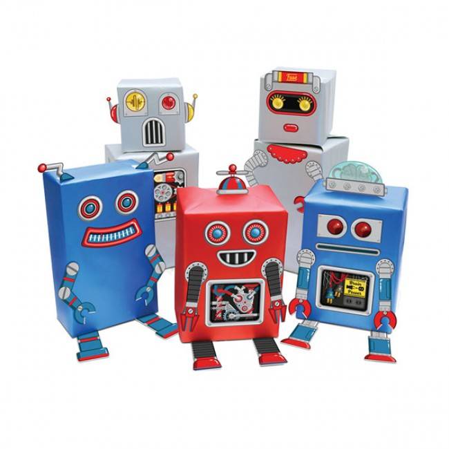 Набор для упаковки подарков Luckies Robot Gift Wrap