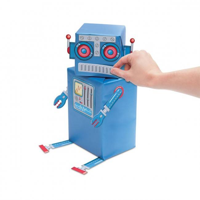 Набор для упаковки подарков Luckies Robot Gift Wrap