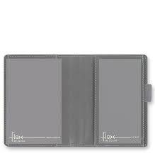 Блокнот-обложка Flex by Filofax Smooth Pocket Grey (852014)