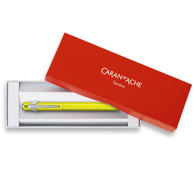 Перьевая ручка Caran d'Ache 849 Желтая EF + box