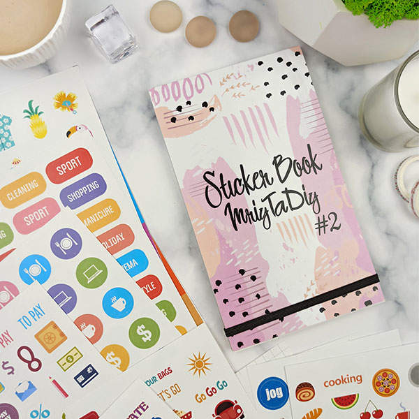 Стикербук MriyTaDiy Stripes Розовый