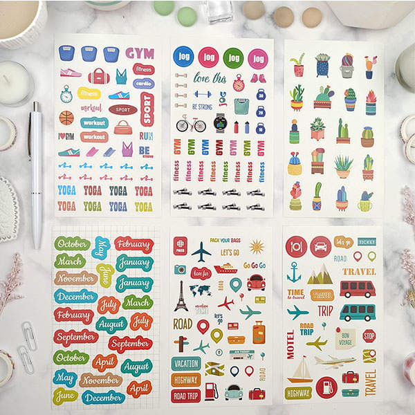 Стикербук MriyTaDiy Stripes Розовый