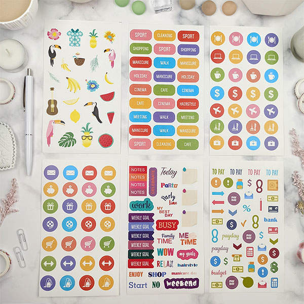 Стикербук MriyTaDiy Stripes Розовый