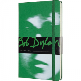 Средний блокнот Moleskine Bob Dylan Твердая обложка Зеленый Линия