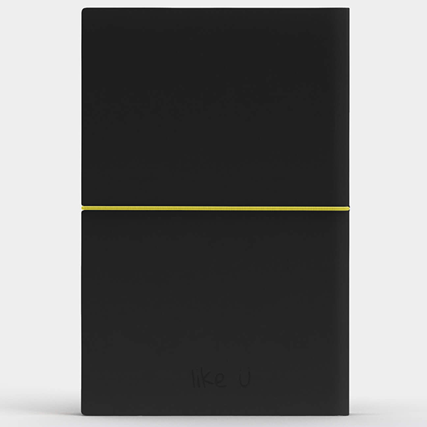 Блокнот Like U Duo A5 Лимонний /Чорний