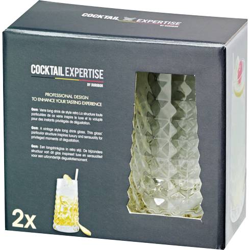 Набор бокалов для коктейля Gem Durobor 340 мл 2 шт Набор бокалов для коктейля Gem Durobor 340 мл 2 шт