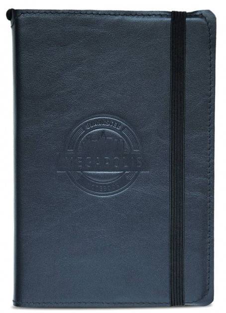 Кожаный блокнот Blankster Megapolis Темно-синий Кожаный блокнот Blankster Megapolis Темно-синий