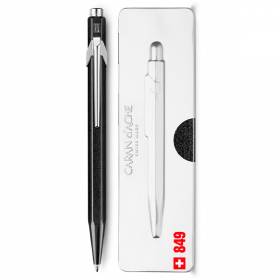 Ручка Caran d'Ache 849 Metal-X Black + подарунковий футляр