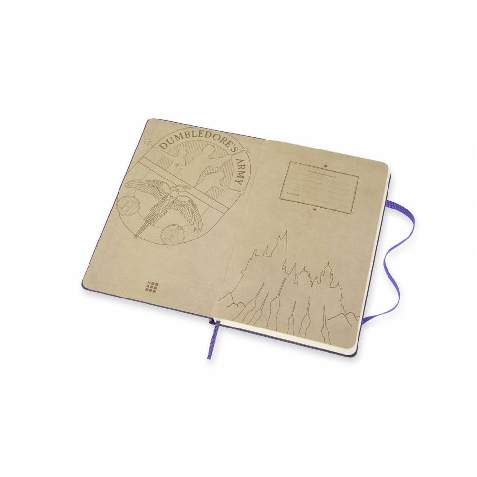 Средний блокнот Moleskine Harry Potter 5/7 Фиолетовый в линию