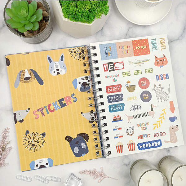 Блокнот на пружине MriyTaDiy Собачки