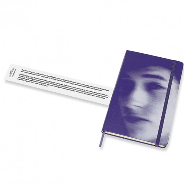Средний блокнот Moleskine Bob Dylan Твердая обложка Фиолетовый Линия