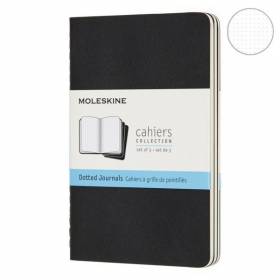 Кишеньковий Блокнот Moleskine Cahier (3 шт) Точка Чорний