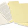 Карманный Блокнот Moleskine Cahier (3 шт) Чистые Листы Нежный Желтый