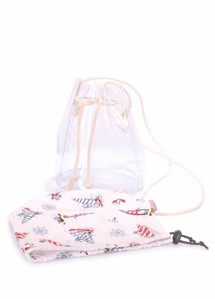 Сумка на плечо прозрачная Poolparty Bucket