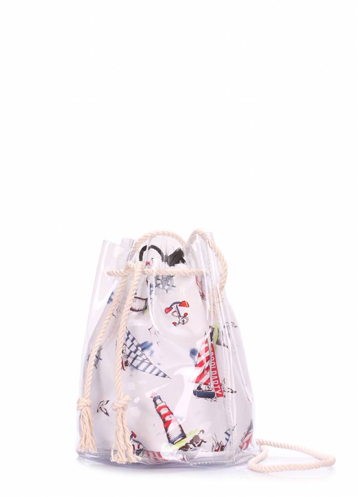 Сумка на плечо прозрачная Poolparty Bucket