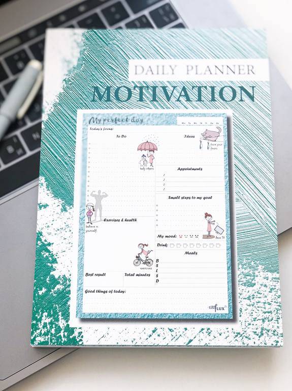 Отрывной ежедневник My Perfect Day Вдохновляющий A5 62 листа в обложке