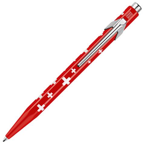 Ручка Caran d'Ache 849 Totally Swiss Прапор Швейцарії + подарунковий футляр