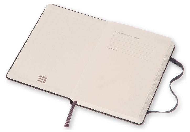 Средний блокнот Moleskine Classic Твердая обложка Черный Точка