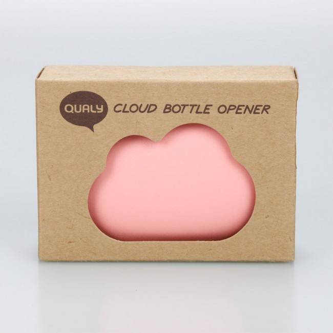 Открывалка для бутылок Qualy Cloud Розовая