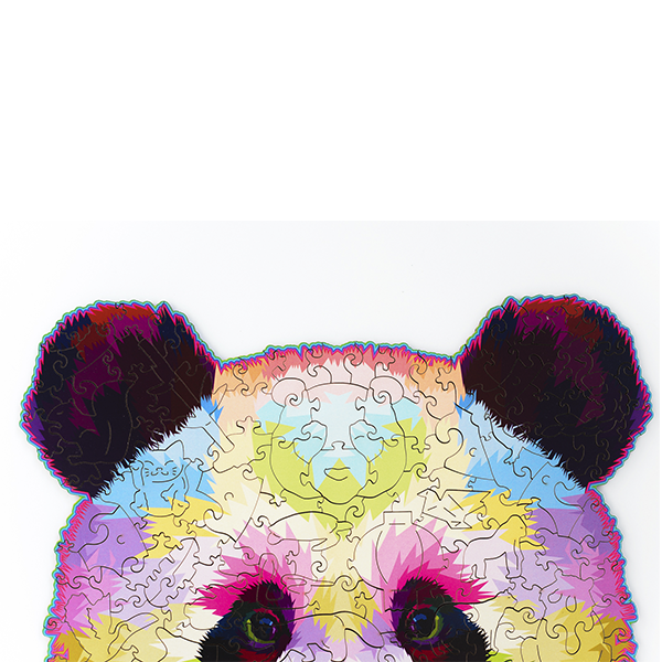 Деревянный пазл The Family Панда + секретный пазл