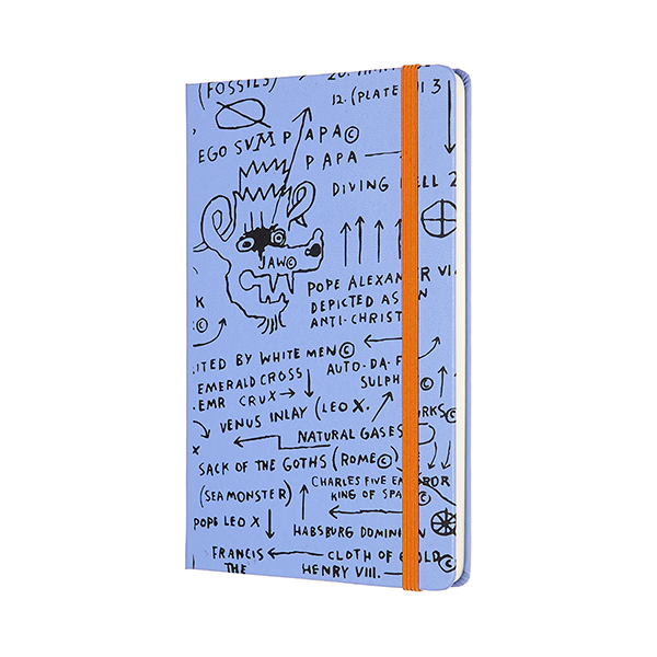 Средний блокнот Moleskine Basquiat Твердая обложка Фиолетовый Чистые листы