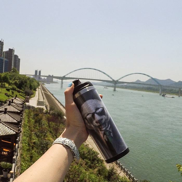 Термокружка Ziz Панда в піджаку (380 мл)