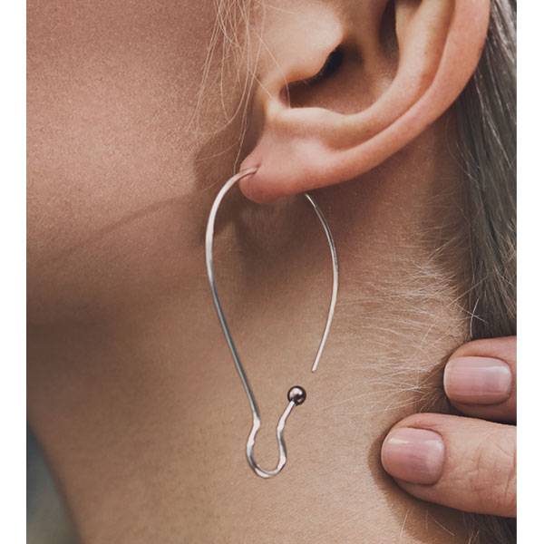 Серьги из серебра Yastreb Fortune