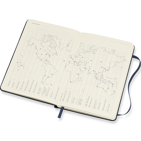 Карманный еженедельник с заметками Moleskine 2019 твердый Сапфир