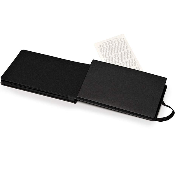 Карманный блокнот Moleskine с черными листами