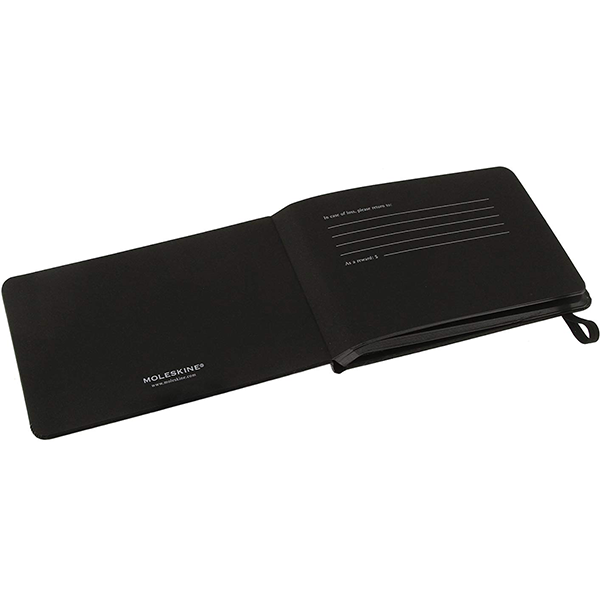 Карманный блокнот Moleskine с черными листами