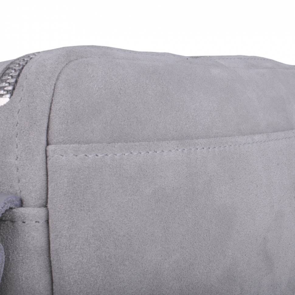 Сумка-клатч из кожи JIZUZ Clutch Grey Suede