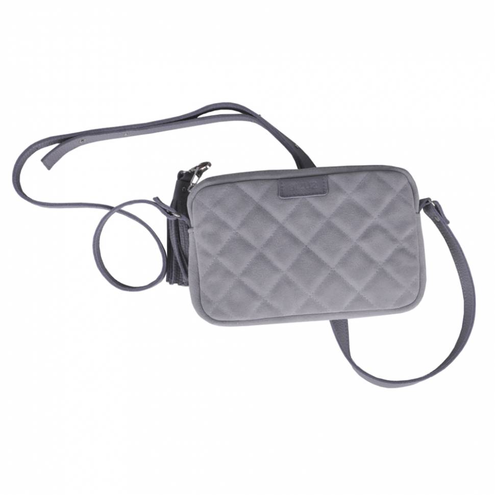 Сумка-клатч из кожи JIZUZ Clutch Grey Suede