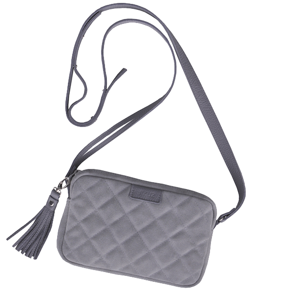 Сумка-клатч из кожи JIZUZ Clutch Grey Suede