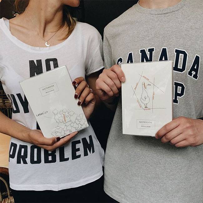 Блокнот Gifty Гусь Завалісь